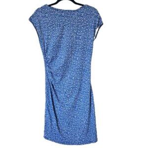 J.McLaughlin Catalina Cloth Ruched Sheath Dress – Cap Sleeve